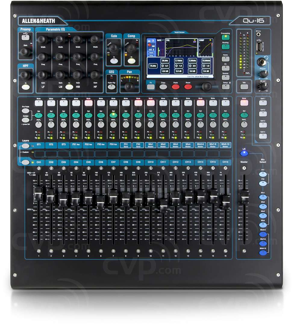 Buy Allen and Heath QU16 (QU16) Rack Mountable Digital Mixer with 16